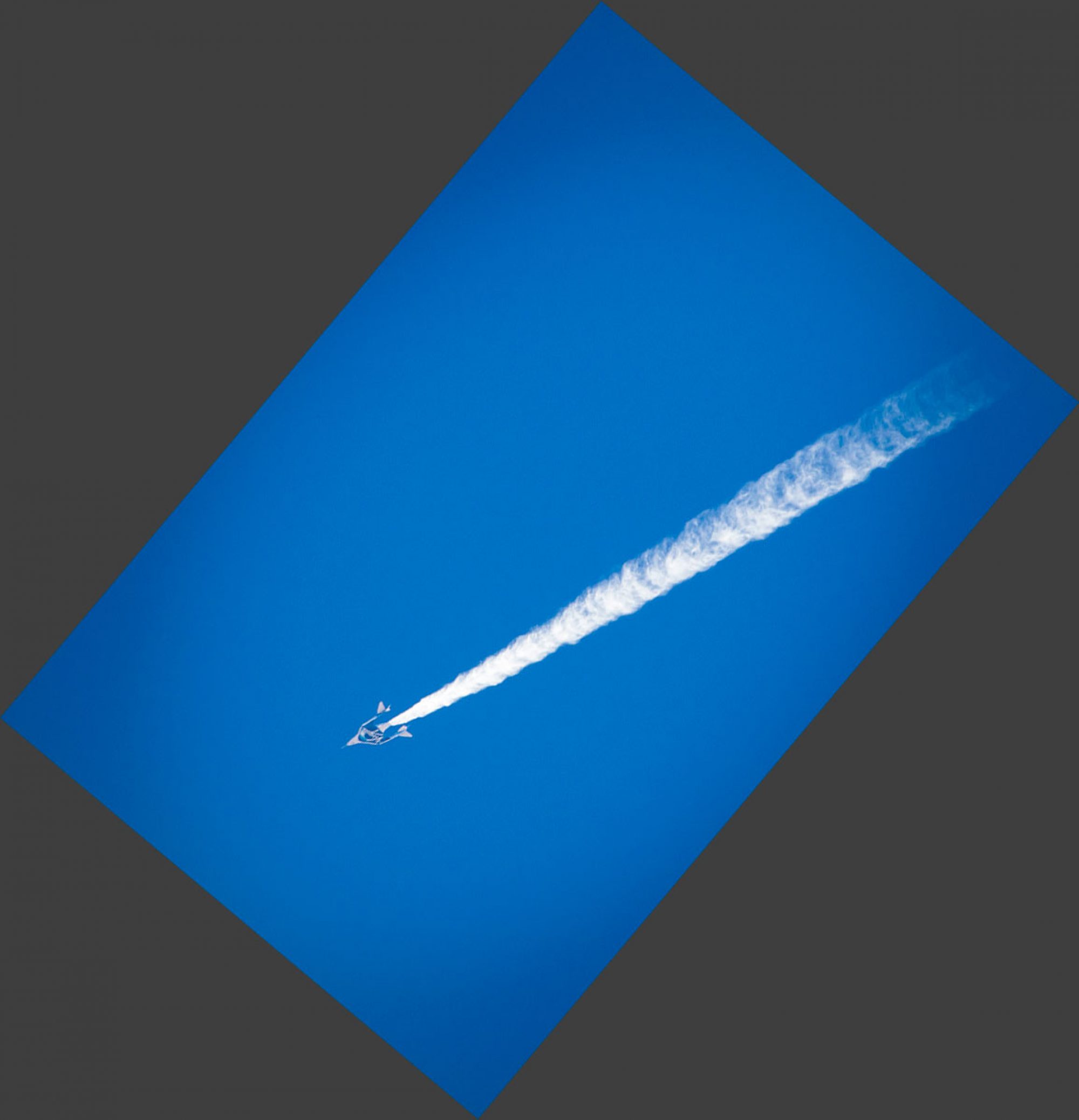 SpaceShipTwo Ballast Test Flight (50° offset)