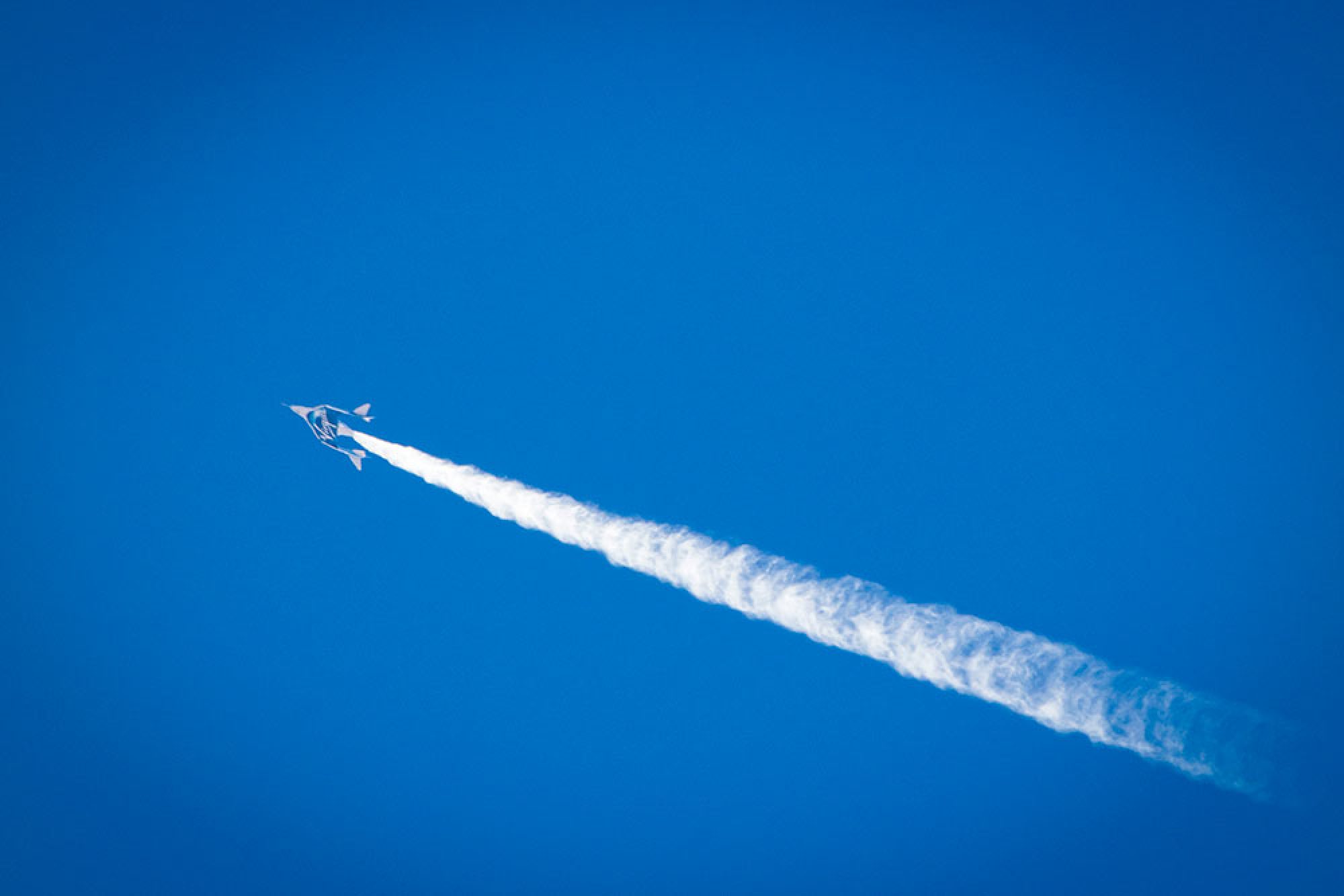 SpaceShipTwo Ballast Test Flight